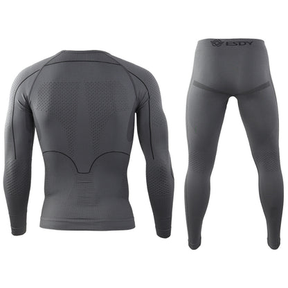 Men's Knitted Thermal Underwear Set | Cotton Base Layer