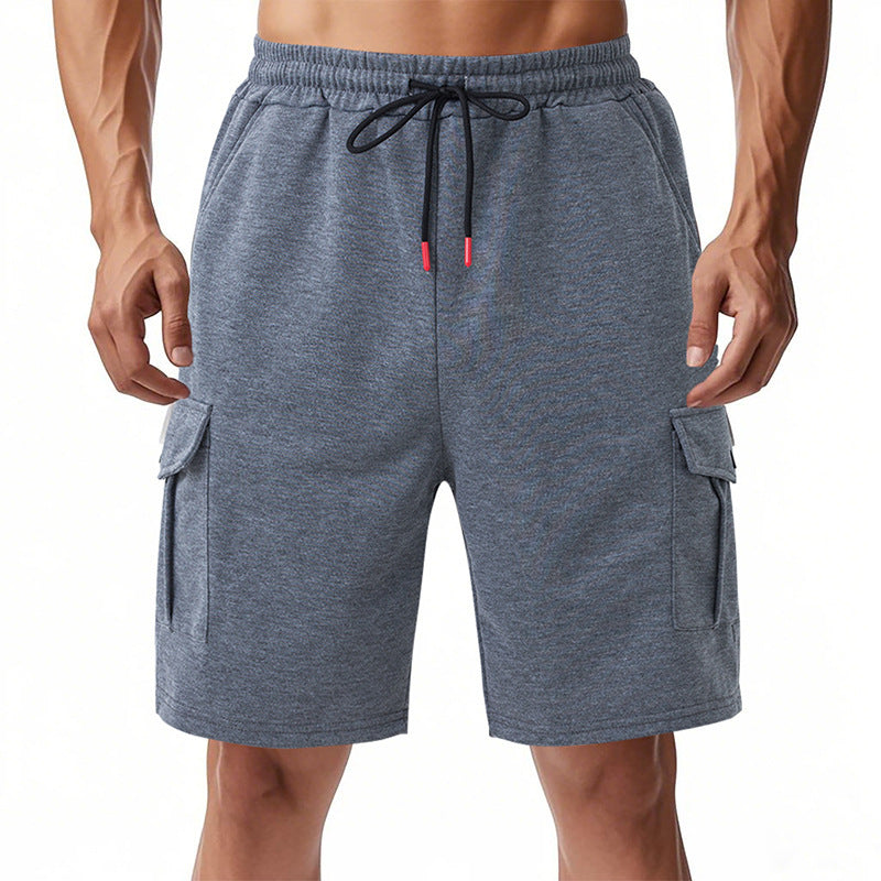 Men's Loose-Fit Terry Cargo Shorts