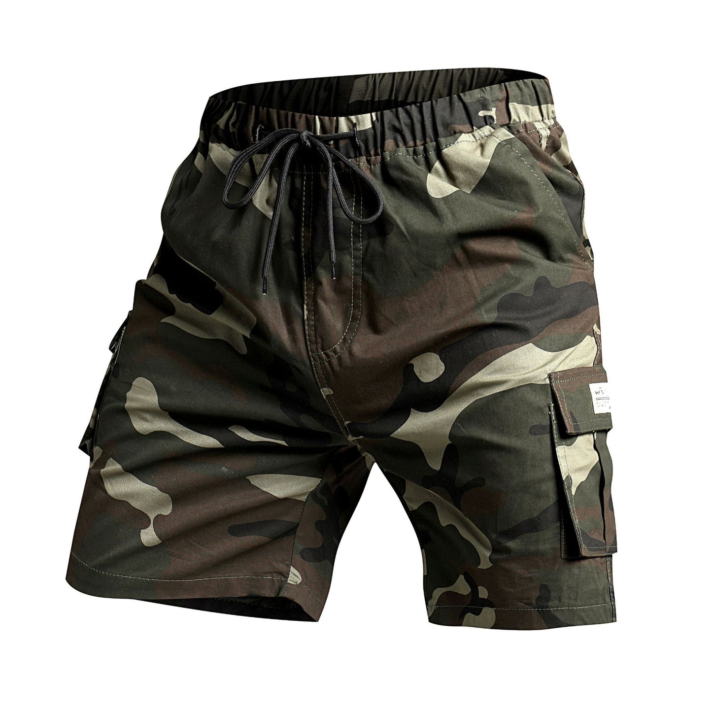 Men's 100% Cotton Casual Shorts | Solid & Camo S-4XL