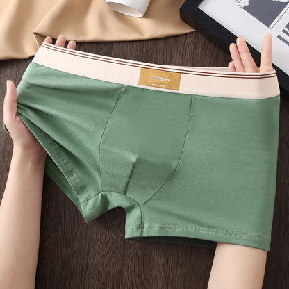Men's Pure Cotton Mid-Rise Boxer Shorts