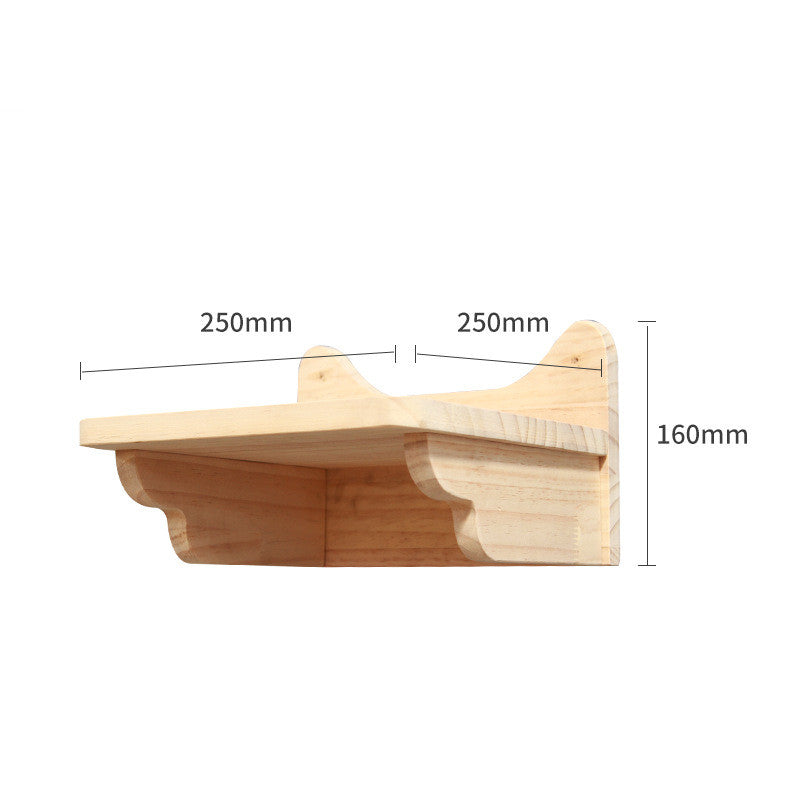 Modular Wall-Mounted Cat Climbing Frame – Solid Wood Shelves & Platforms
