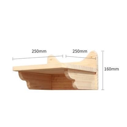 Modular Wall-Mounted Cat Climbing Frame – Solid Wood Shelves & Platforms