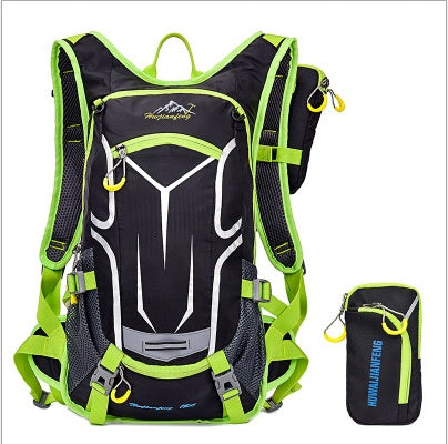 Waterproof Hiking Backpack with Rain Cover – Lightweight Multi-Pocket Rucksack Yellow, Blue, Red, Orange & Green