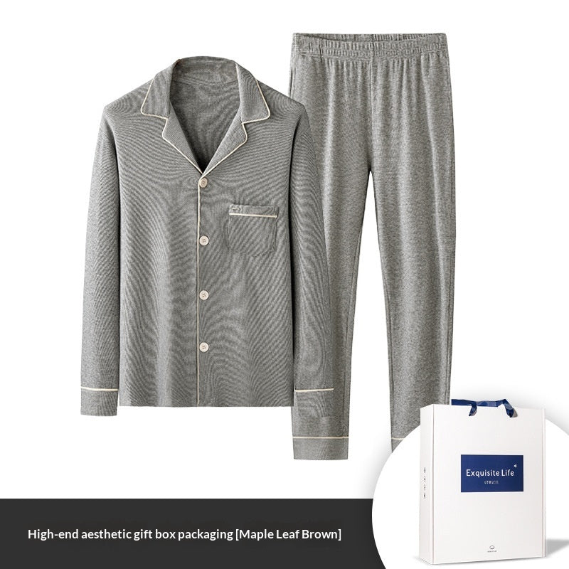 Men's Jacquard Plaid Pyjama Set | Viscose Loungewear