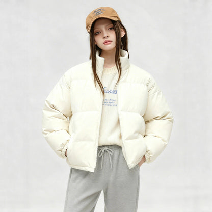 Women's Hooded Stand Collar Padded Coat | Casual Winter Coat
