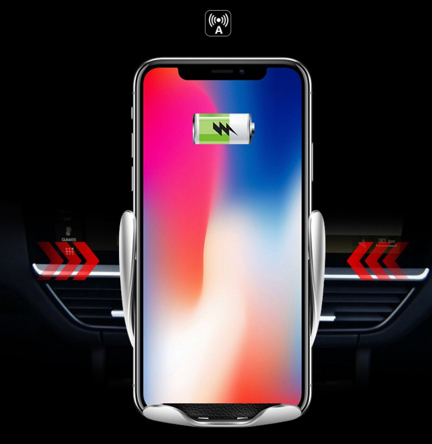 10W Car Wireless Charger & Phone Holder | Fast Induction Car Mount