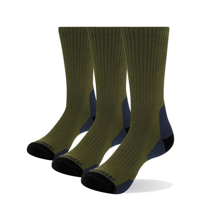 Men's Combed Cotton Mid-Tube Sports Socks – 4 Colours