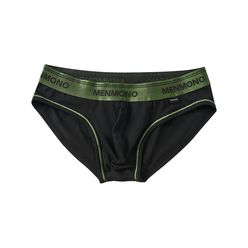 Men's Cotton Briefs – Low-Waist Two-Tone Underwear 9 Colour Combinations