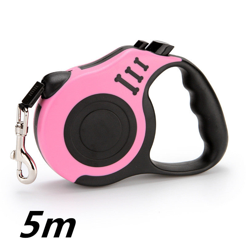Retractable Dog Lead – One-Touch Brake & Lock | 7 Colours | 3m & 5m