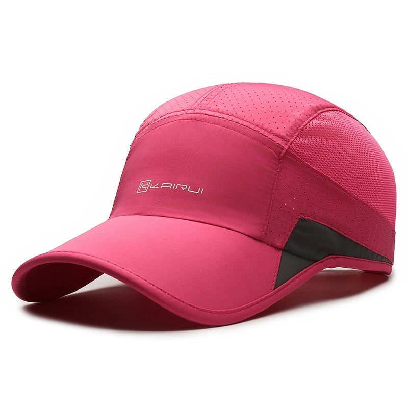 Quick-Dry Breathable Peaked Cap - Lightweight Hollow Unisex