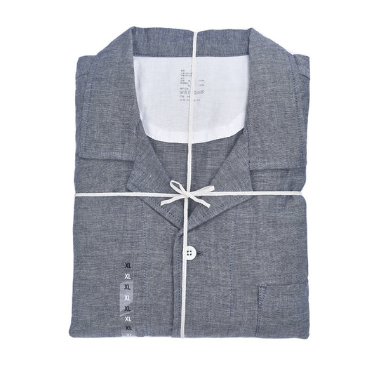 Double-Layer Cotton Pyjama Set | Plaid Loungewear for Men & Women