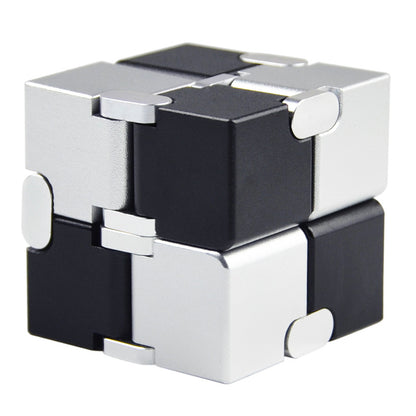 Premium Aluminium Alloy Infinite Cube Fidget Toy | Metal Desk Toy