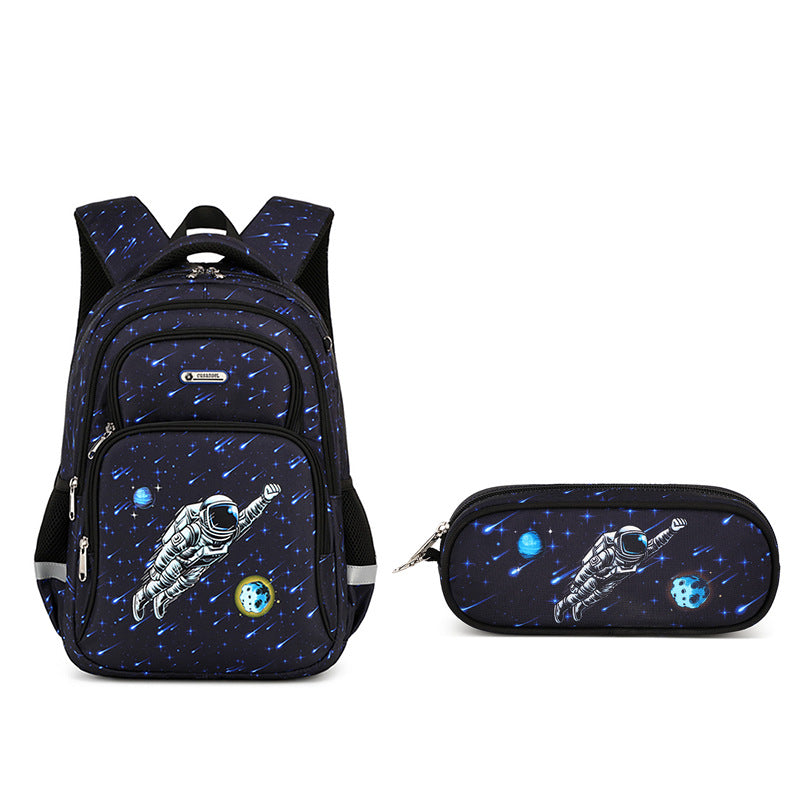 Kids' Animal School Backpack Set – Lightweight & Spine-Protection