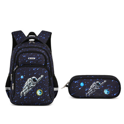 Kids' Animal School Backpack Set – Lightweight & Spine-Protection