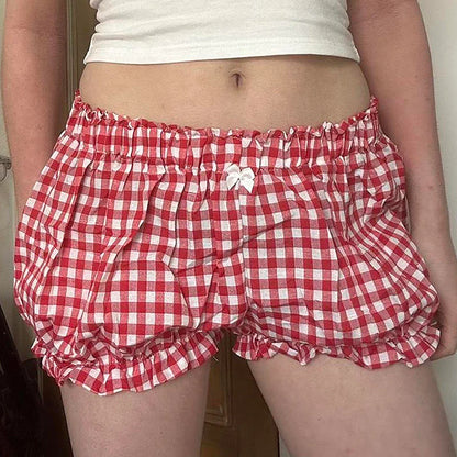 Women's Pocket Button Casual Home Shorts