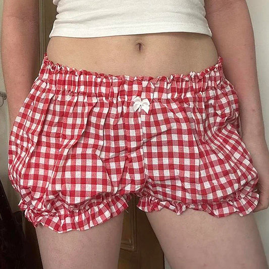 Women's Pocket Button Casual Home Shorts