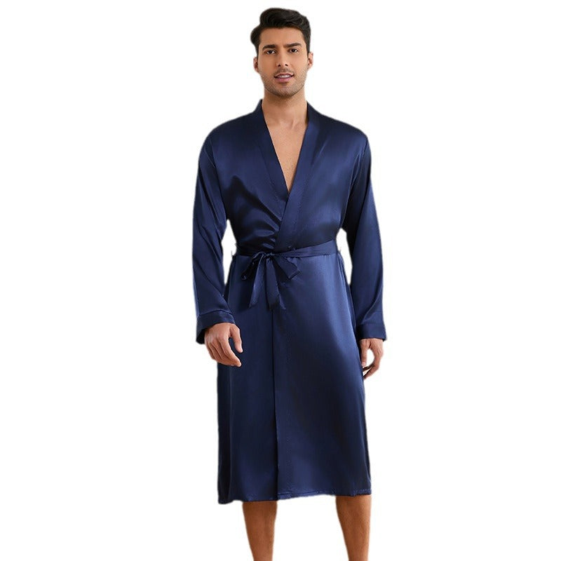 Men's Robe & Shorts Set | Solid Colour Homewear