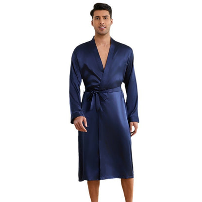 Men's Robe & Shorts Set | Solid Colour Homewear
