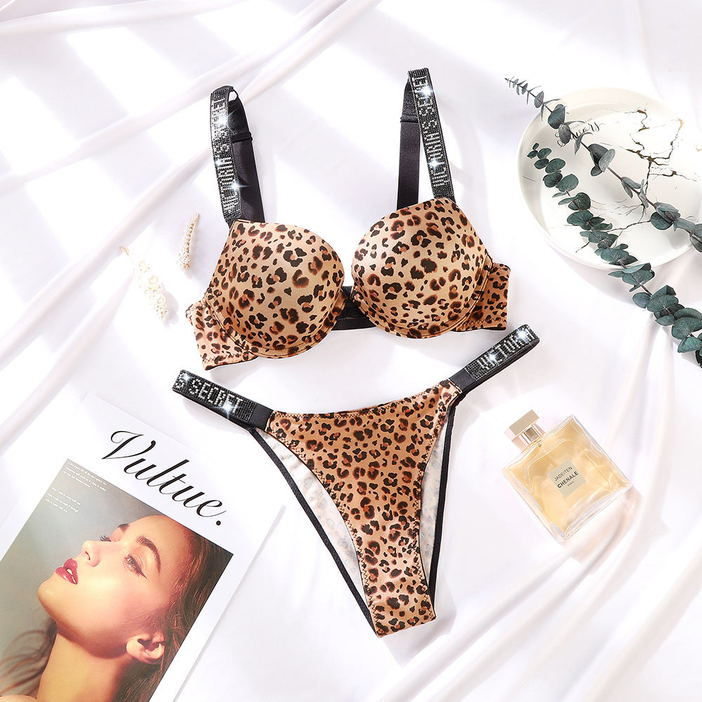 Diamante Embellished Bra and Knicker Set | 11 Colours