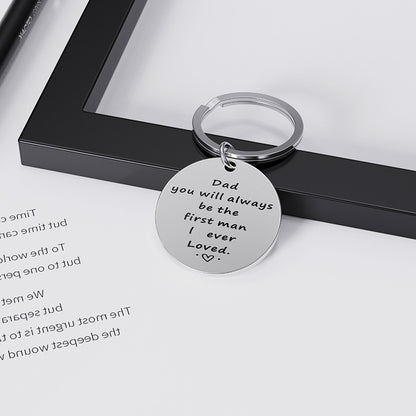 Thanksgiving Father Titanium Steel Keychain | Dad Gift | JP Collections