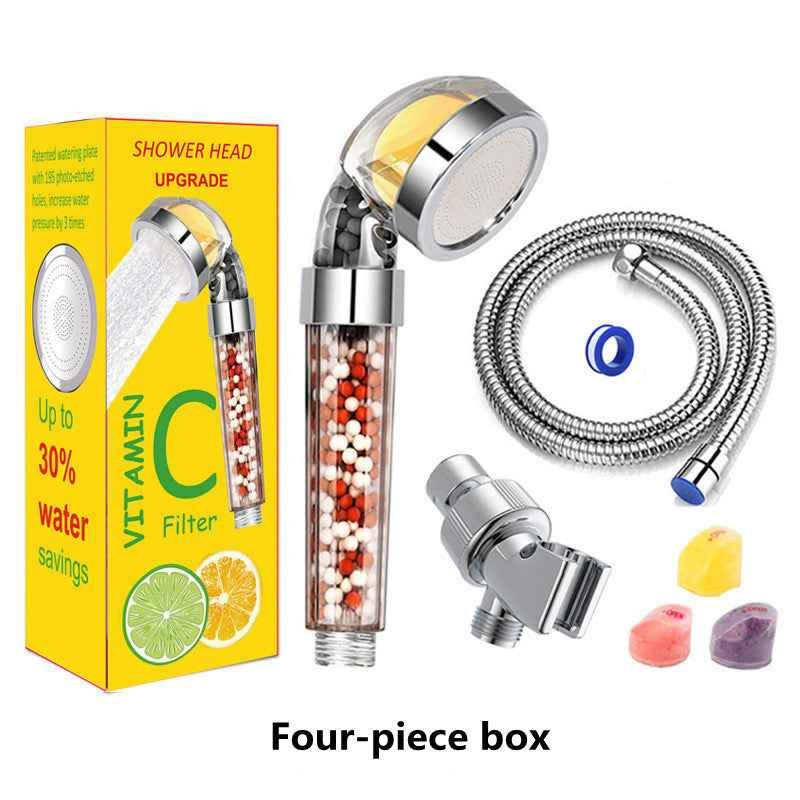 Vitamin C Aromatherapy Shower Head – High Pressure Filtered Shower with Lemon Scent