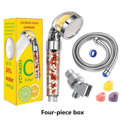 Vitamin C Aromatherapy Shower Head – High Pressure Filtered Shower with Lemon Scent