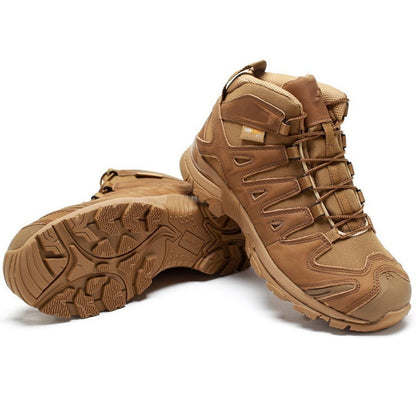 Men's Waterproof Tactical Military Boots | Mid-Top Combat