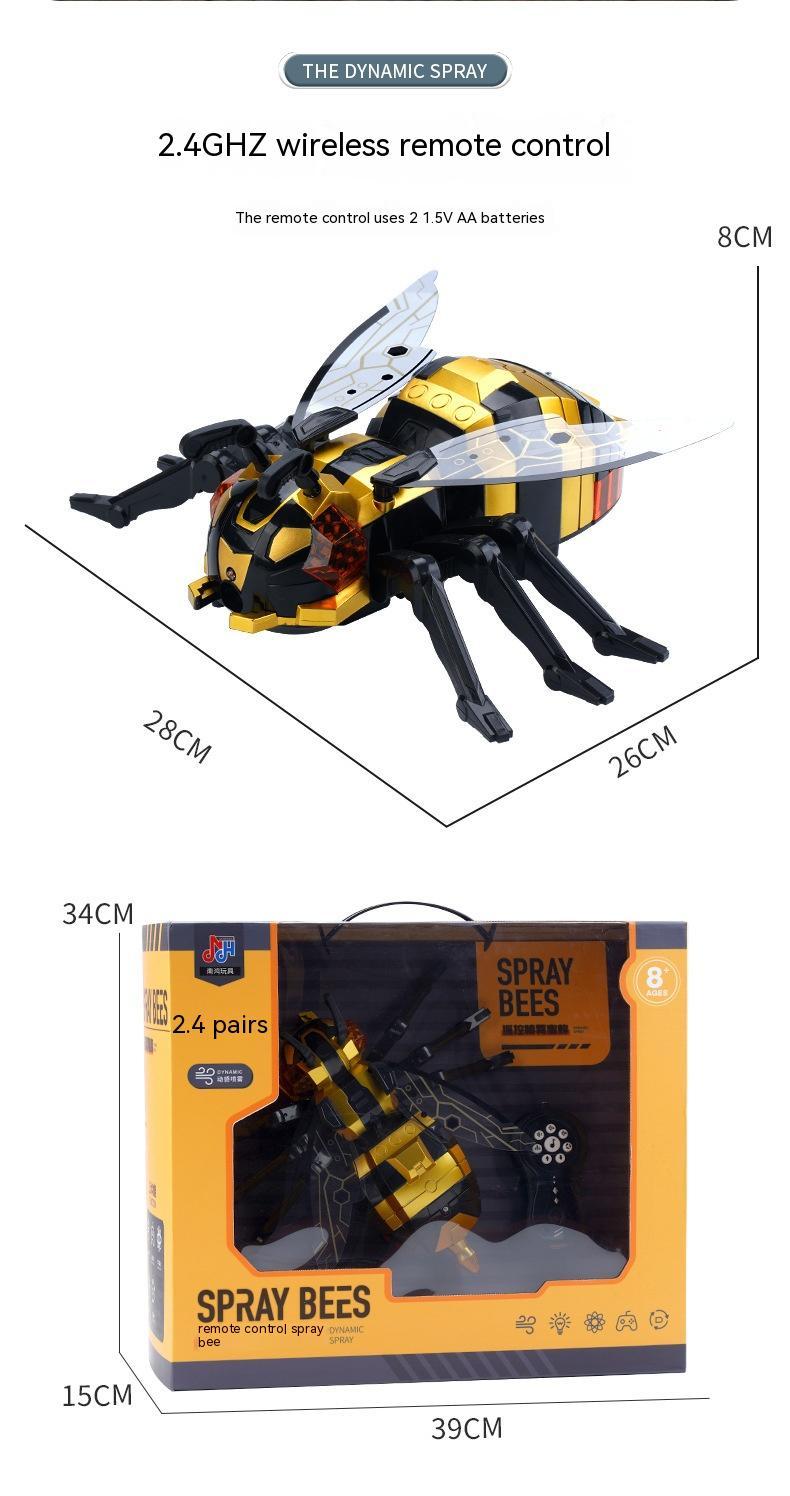 RC Spray Creature Toy - Spider, Bee or Octopus with Mist Function