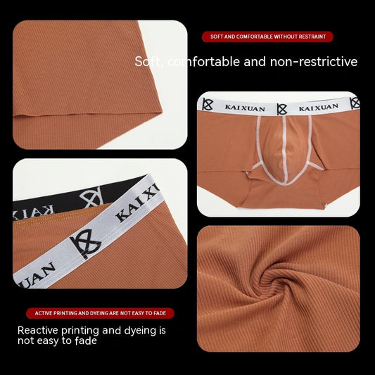 Men's Modal Boxer Briefs – Breathable Soft Underwear 8 Colours
