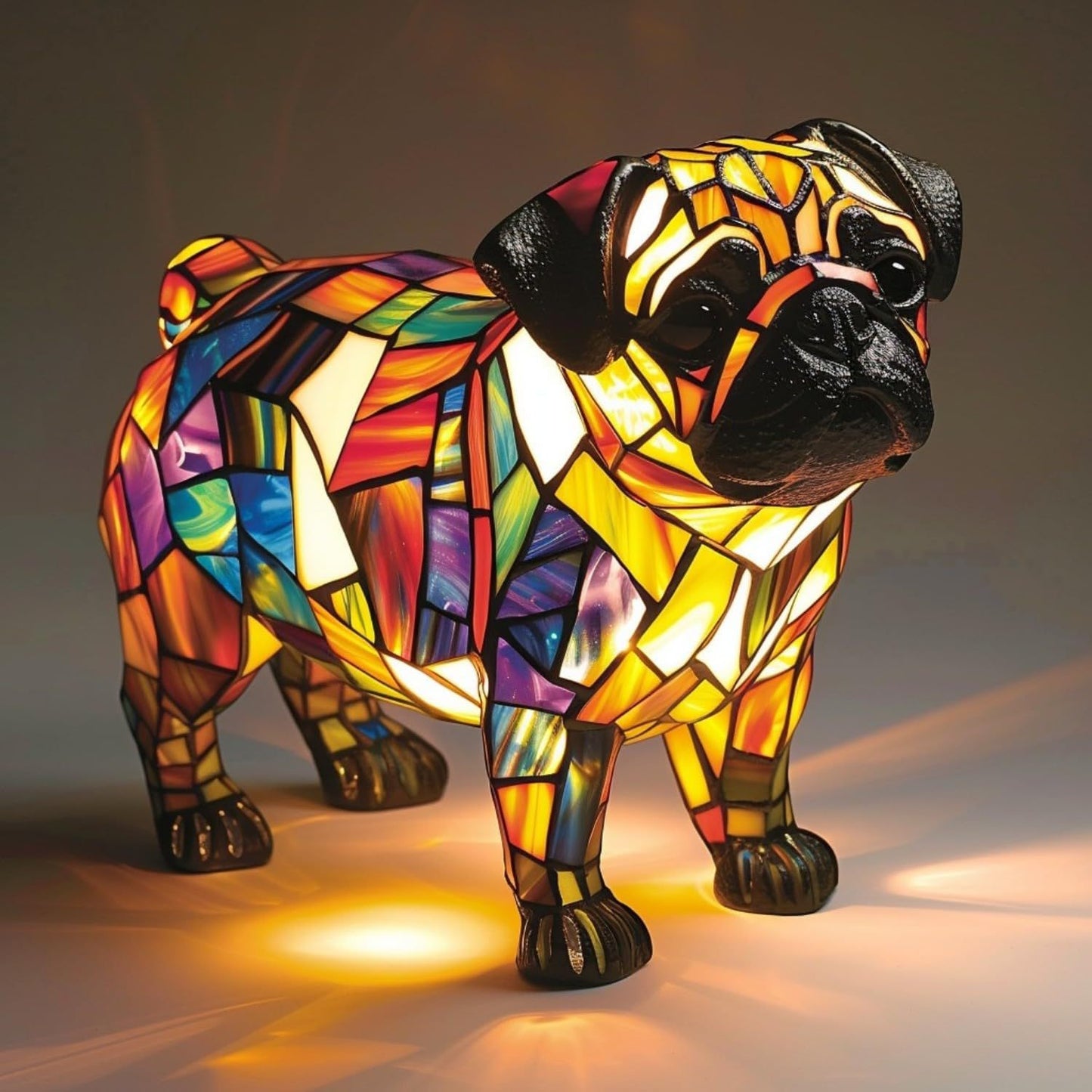 Animal Resin Night Light | Dog, Cat & Owl Designs
