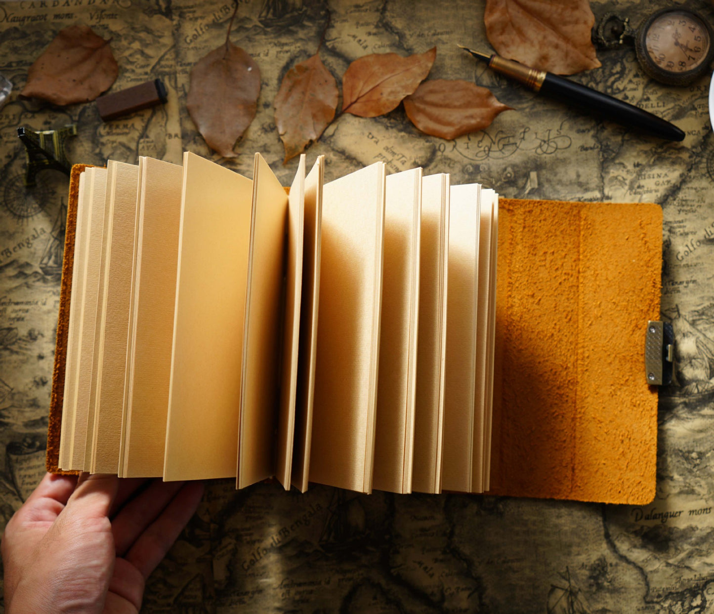 Genuine Cowhide Leather Notebook | Vintage Retro Journal | A5, A6, A7