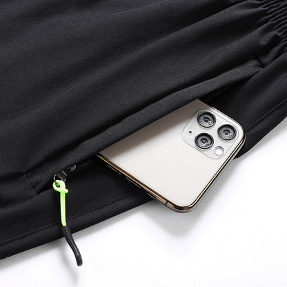 Men's Zip-Pocket Casual Sports Shorts