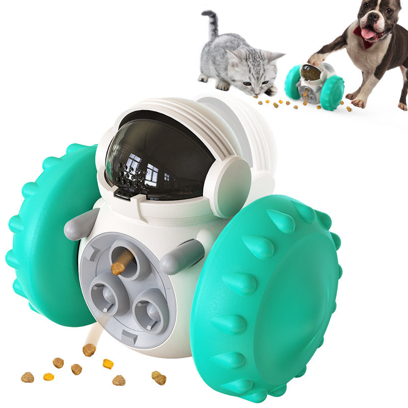 Interactive Slow Feeder Tumbler Toy for Cats & Dogs | IQ Treat Dispenser