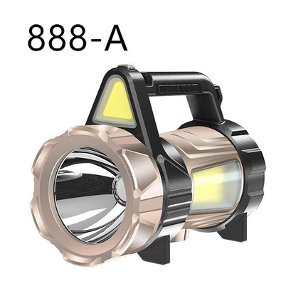 High-Power Portable Searchlight – OSRAM LED COB Auxiliary Light Battery Display & Power Bank