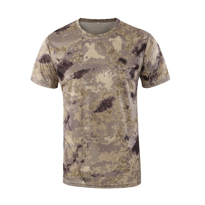 Men's Camo Print T-Shirt – Breathable Sports Top | 3 Styles | Sizes S–3XL