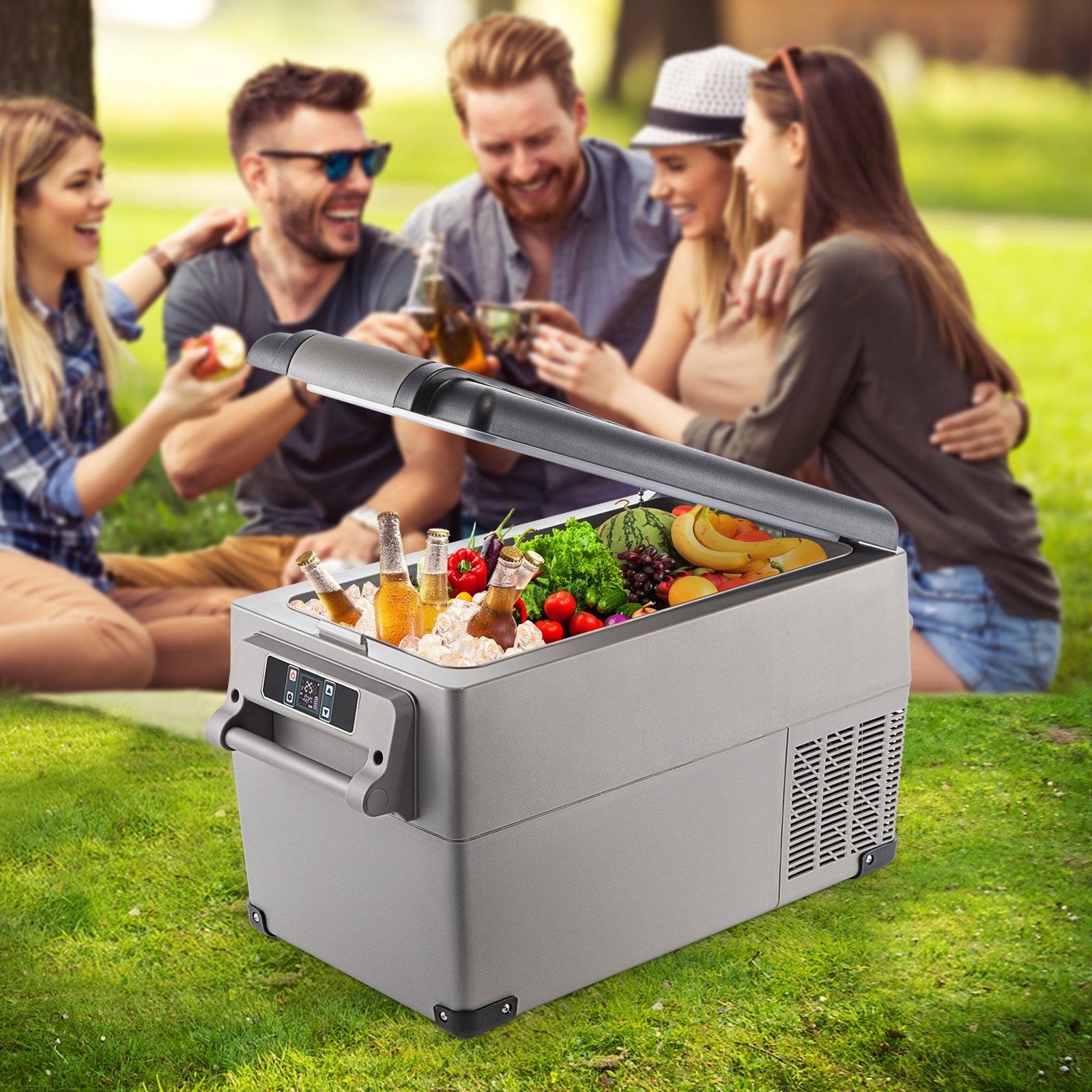 35L Portable Compressor Fridge Freezer – App Control, 12V & 240V | Camping & Car
