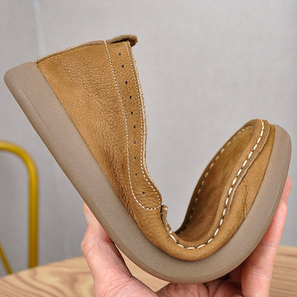 Men's Genuine Leather Slip-On Casual Shoes | EU 38-44