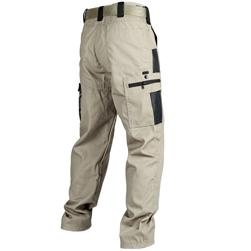 Men's Water-Repellent Multi-Pocket Outdoor Trousers