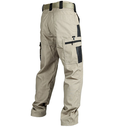 Men's Water-Repellent Multi-Pocket Outdoor Trousers
