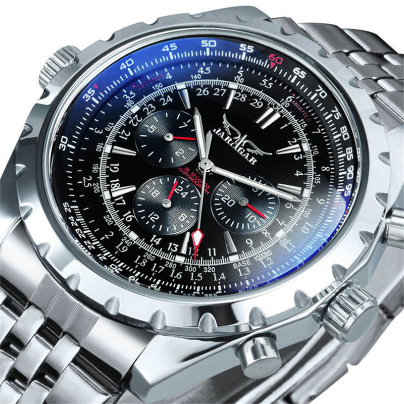 Men's Skeleton Mechanical Watch | Large Dial | 4 Styles