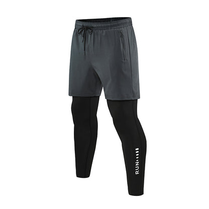 Men's Padded Compression Sports Leggings | Running, Gym & Cycling