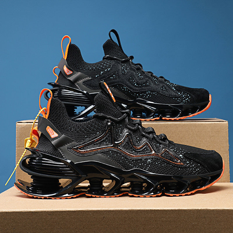 Men's High-Top Basketball Trainers – Colour-Block