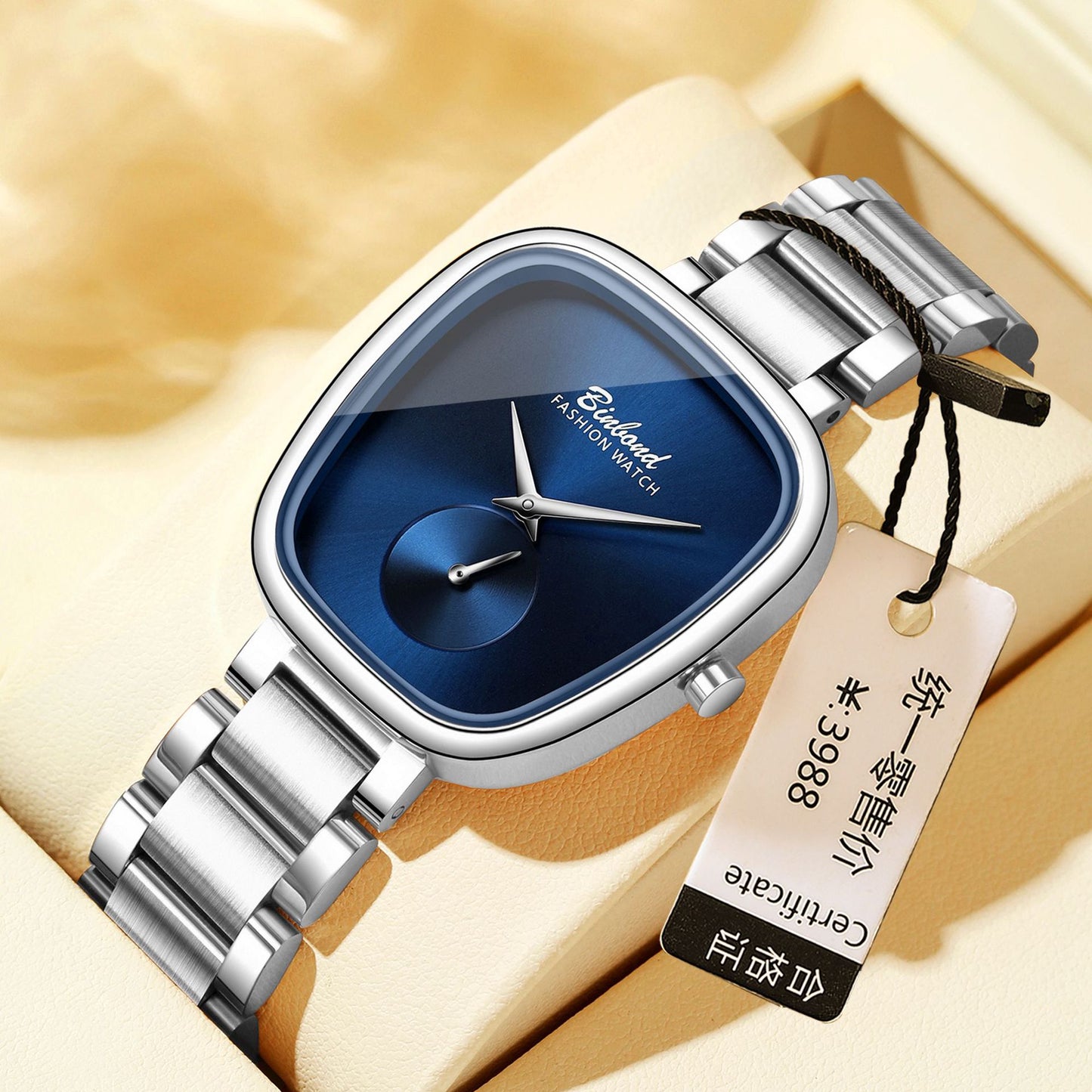 Women's Stainless Steel Quartz Watch | Water Resistant | 34mm