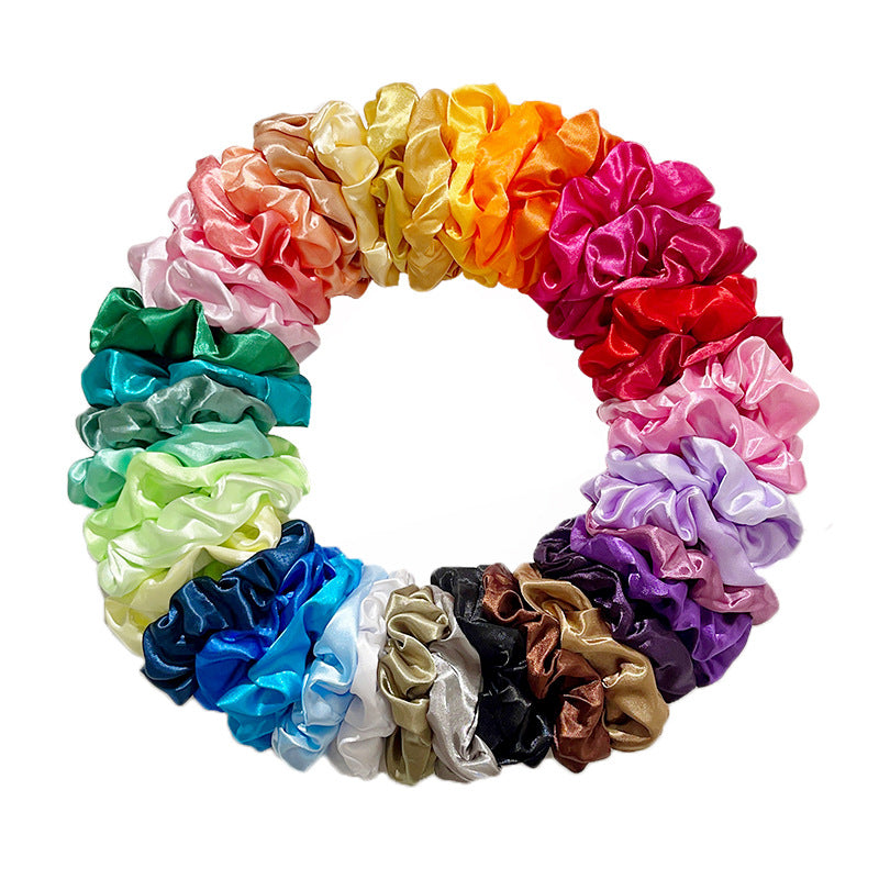Satin Scrunchie Set – 20, 30 or 40 Piece Korean Hair Ties