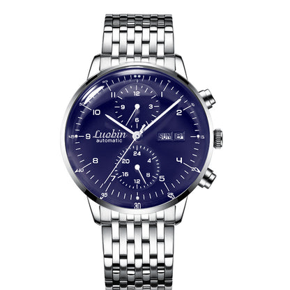 Men’s Fully Automatic Mechanical Watch – 42mm, 3ATM, Luminous