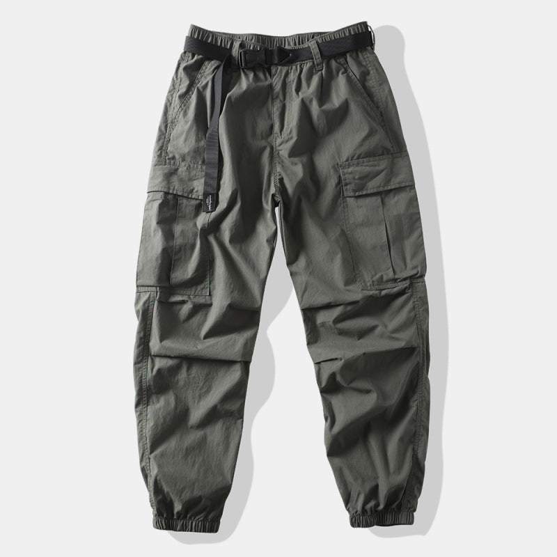 Men's Straight-Leg Smart-Casual Trousers | Army Green, Grey & Black | M-3XL