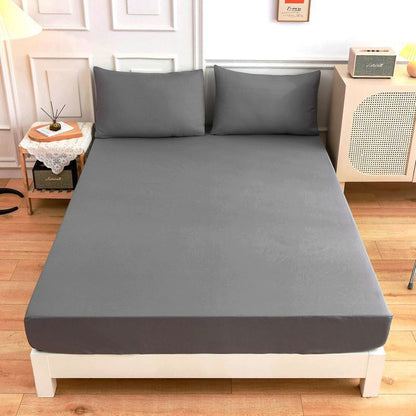 Polyester Fitted Sheet & Pillowcase | 15 Colours