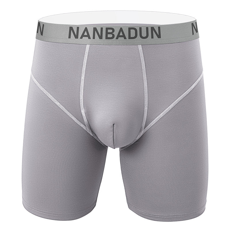Men's Modal Sports Boxer Briefs – Mid-Waist Breathable 6 Colours