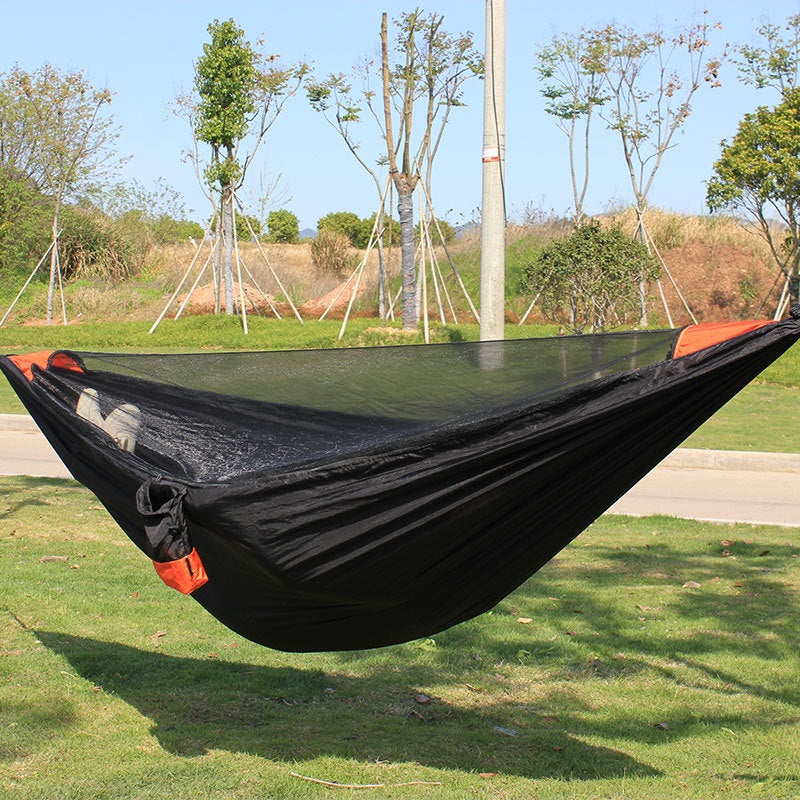 210T Parachute Nylon Camping Hammock – 270×140cm Lightweight Portable Hammock 30+ Colours