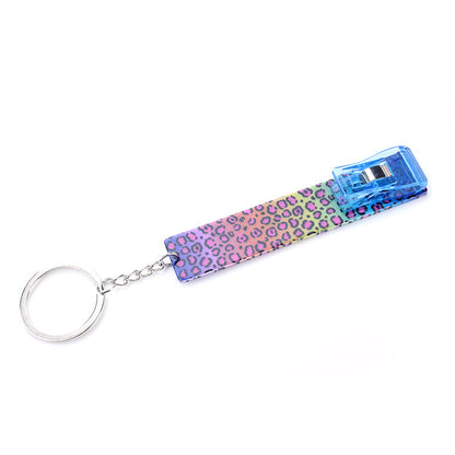 Acrylic Touchless Card Puller Keychain | Hygiene Tool